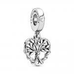 Pandora ékszer Szív családfa függő ezüst charm 799149C00