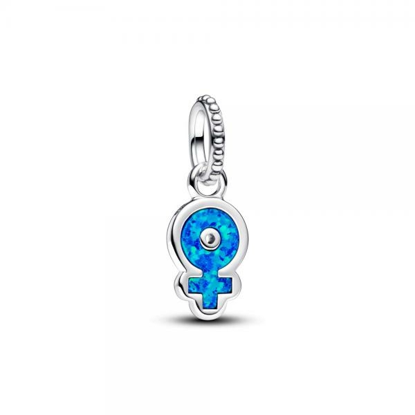 Pandora ékszer Unicef Erős nő opálos ezüst charm 793181C01