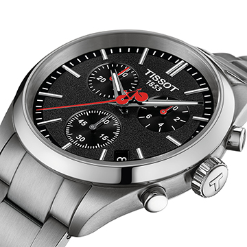 Tissot PR 100 'Vuelta' fekete chronograph férfi karóra Tissot PR 100 'Vuelta' fekete chronograph férfi karóra