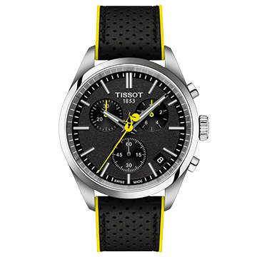 Tissot PR 100 'Tour de France' fekete chronograph férfi karóra Tissot PR 100 'Tour de France' fekete chronograph férfi karóra