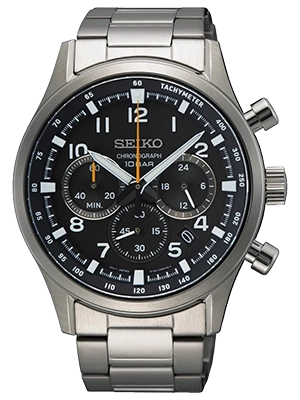 Seiko Neo Sports fekete számlapos chronograph férfi karóra Seiko Neo Sports fekete számlapos chronograph férfi karóra