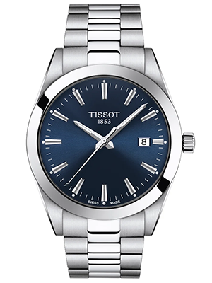 Tissot Gentlemam kék számlapos quartz férfi óra Tissot Gentlemam kék számlapos quartz férfi óra