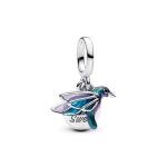 Pandora ékszer Kolibri dupla függő ezüst charm 793746C01