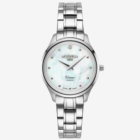 Roamer Venus Diamond gyémánt indexes gyöngyház quartz női karóra 601857418920