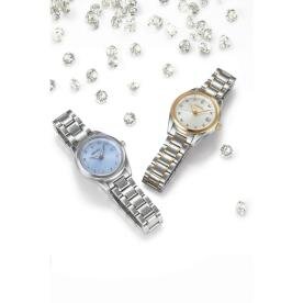 Seiko Ladies Diamond  gyémánt indexes kvarc nöi karóra SUR581P1