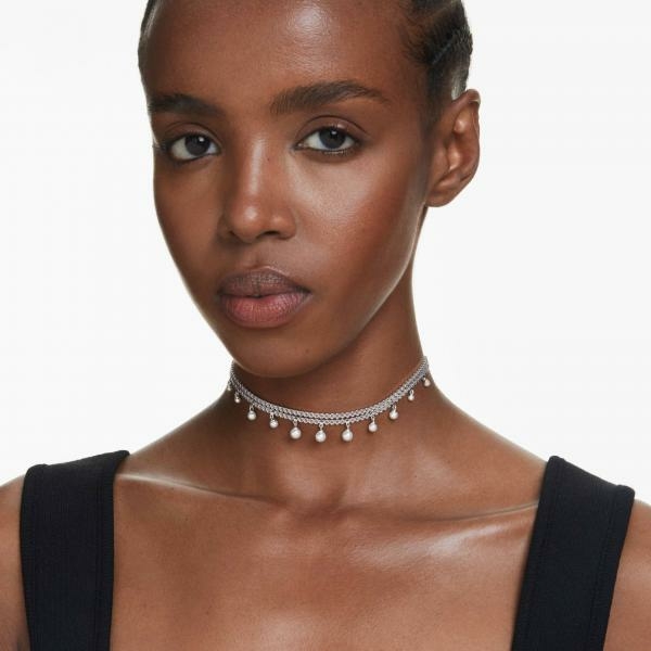 Swarovski Ariana Grande dupla soros állítható choker kristálygyöngyökkel 5720865