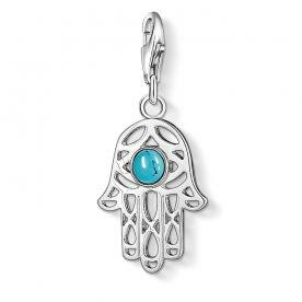 Thomas Sabo Fatima keze ezüst charm türkizzel 1052-404-17