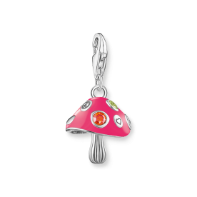 Thomas Sabo Rózsaszín kalapos ezüst gomba charm 2211-845-7