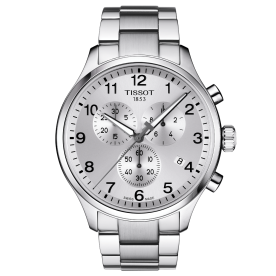 Tissot Chrono XL classic ezüst színű férfi óra T1166171103700