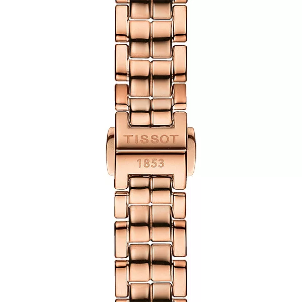 Tissot Flamingo gyöngyház számlapos rozé színű női óra T0942103311101